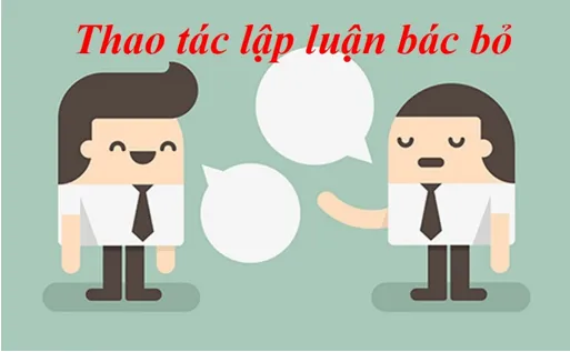 Minh họa các bước thực hiện thao tác lập luận bác bỏ trong nghị luận
